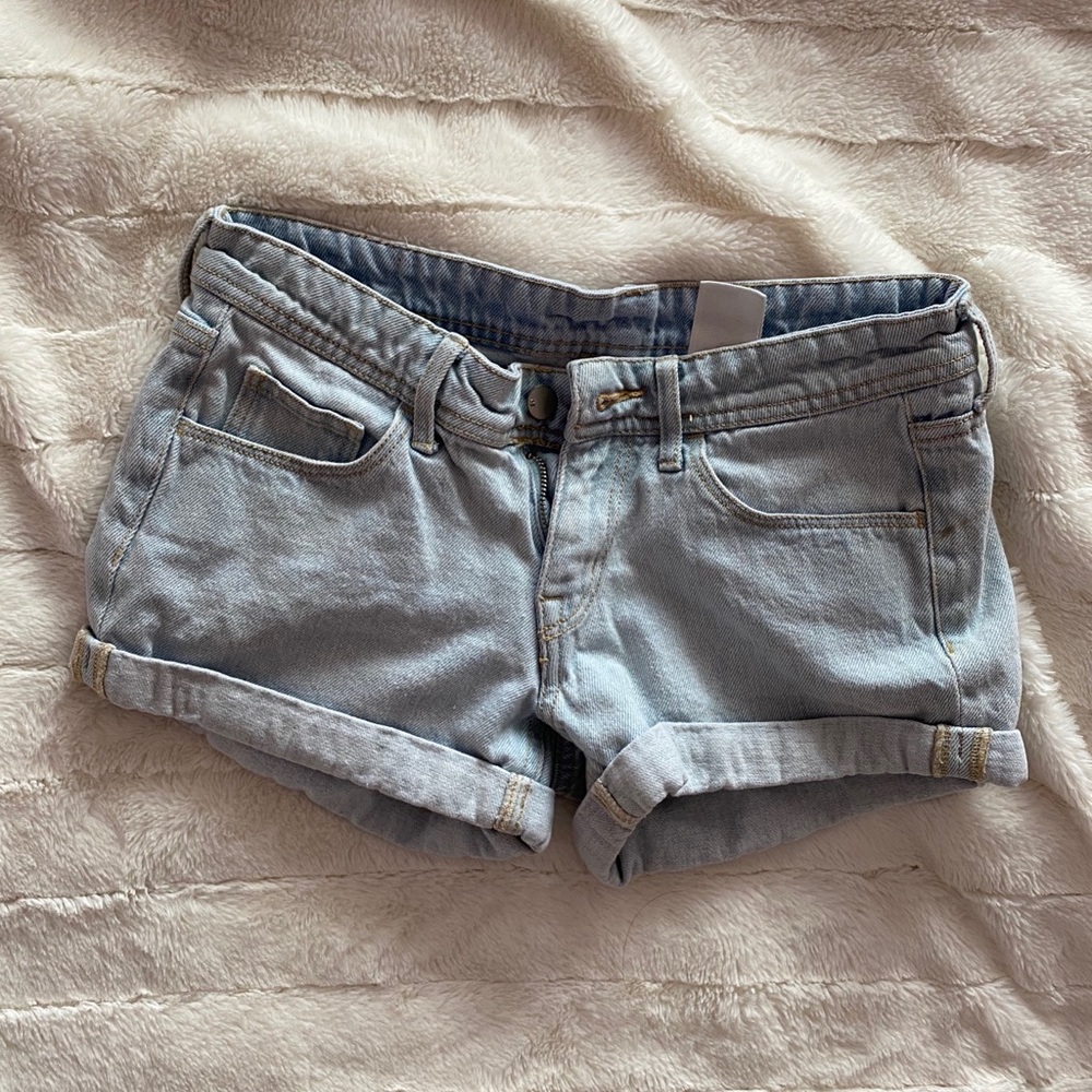 3/$25 H&M light denim shorts
